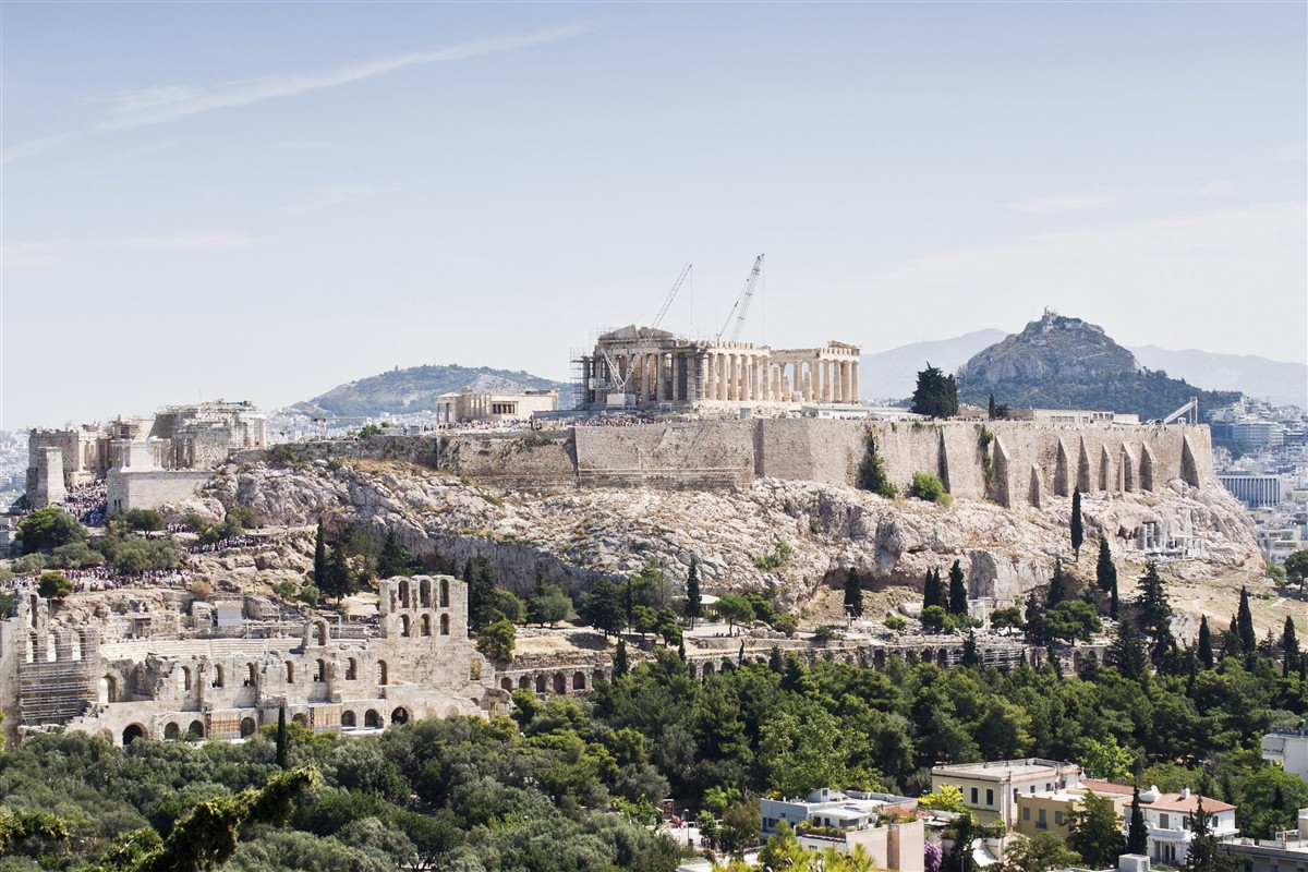 Panorama de la ville d'Athènes
